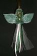 Dry Brushed Angel Ornament (Open Wing)