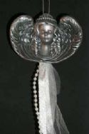 CPewter Angel Ornament (Folded Wing) - Click To Enlarge